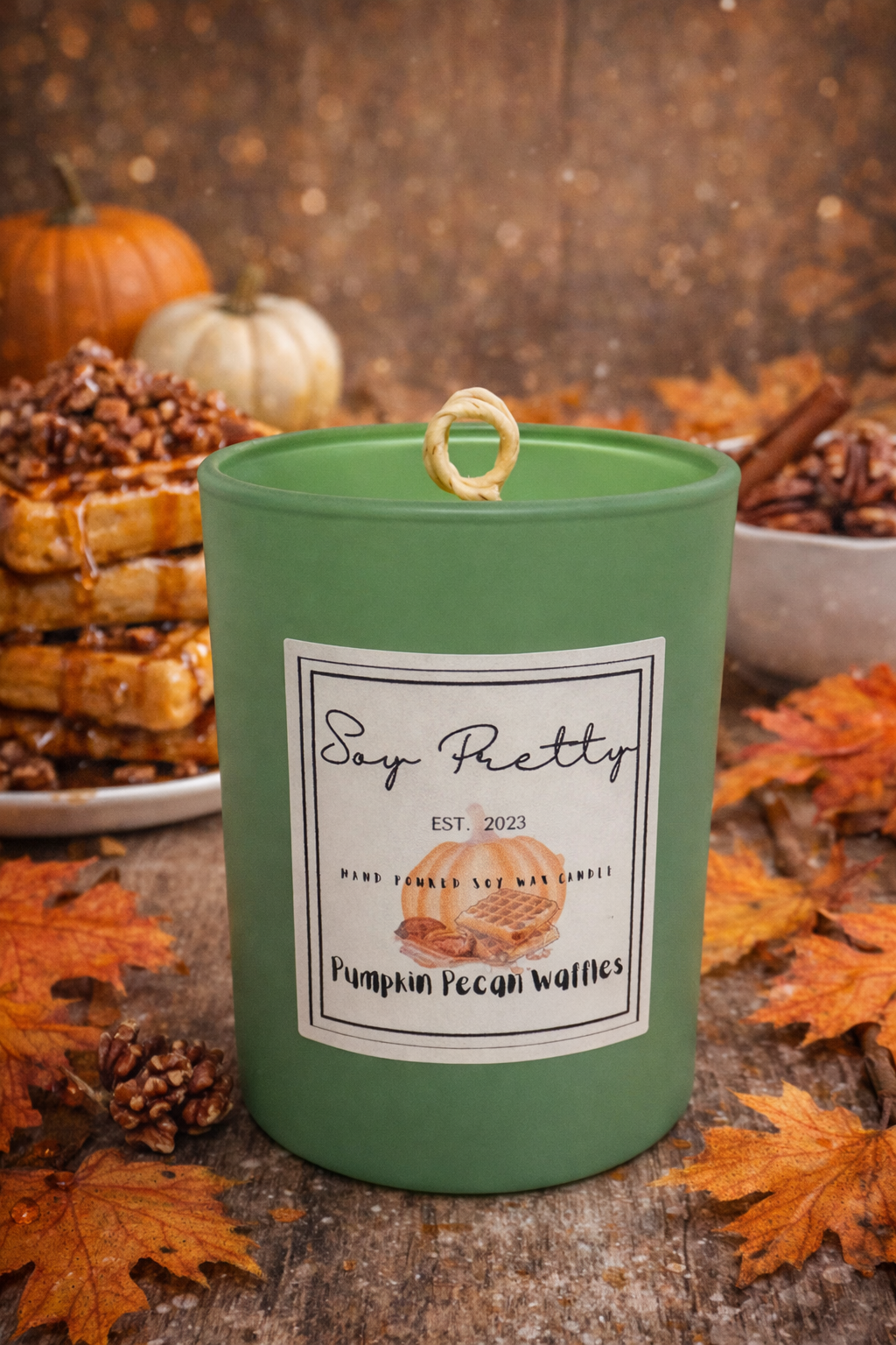 Pumpkin Pecan Waffles